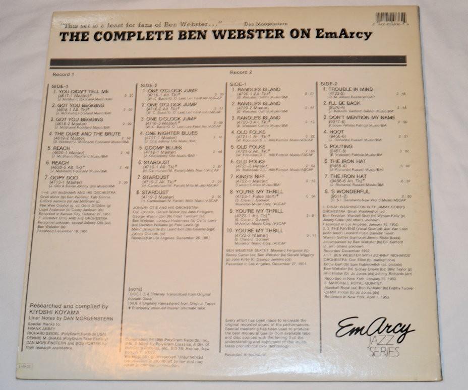 Webster, Ben - Big Tenor