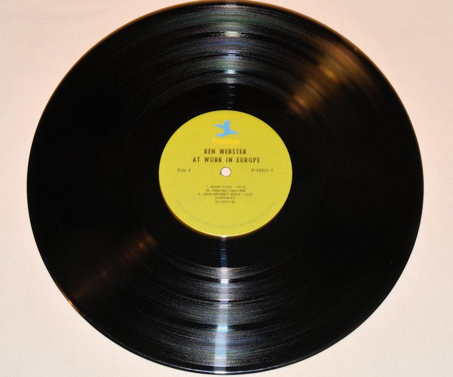 Webster, Ben - At Work In Europe