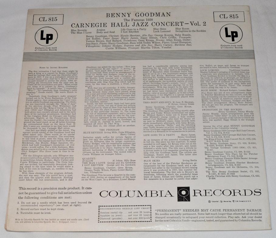 Goodman, Benny - Carnegie Hall 2