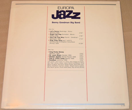 Goodman, Benny - Europa Jazz