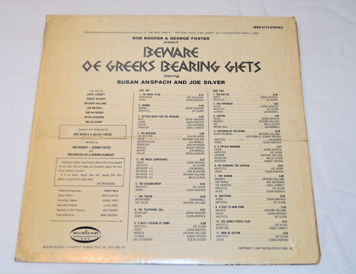 Booker, Bob/Foster, George - Beware Greeks Bearing Gifts