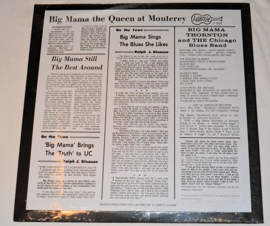 Thornton, Big Mama - Queen At Monterey