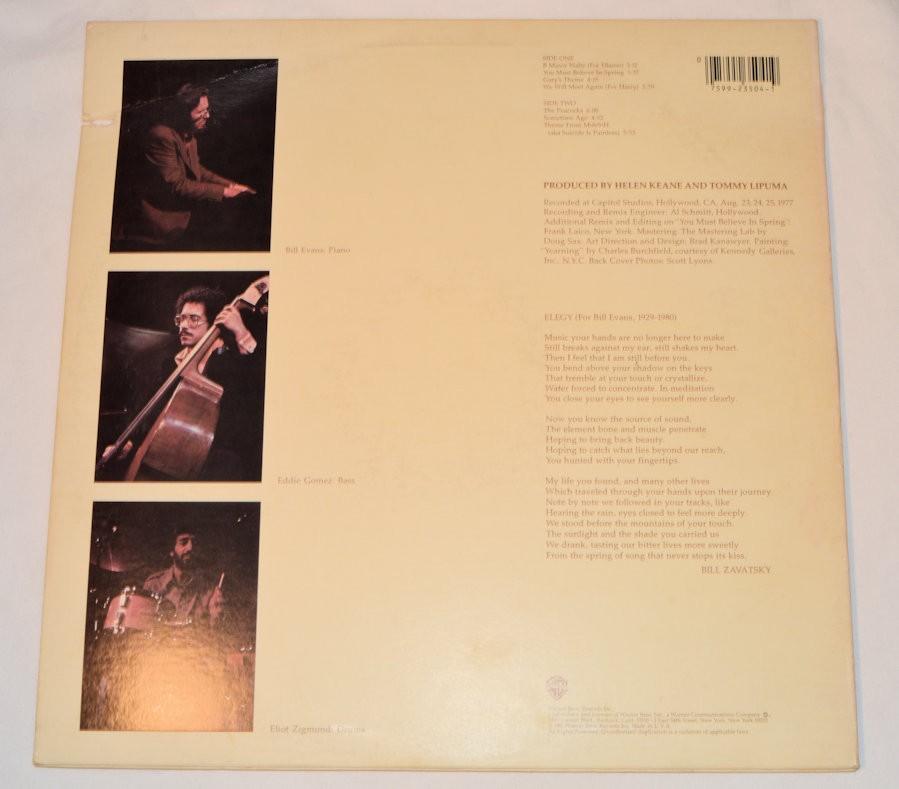 Evans, Bill - You Must Believe In Spring