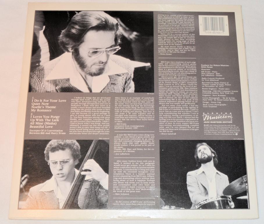 Evans, Bill - Paris Concert