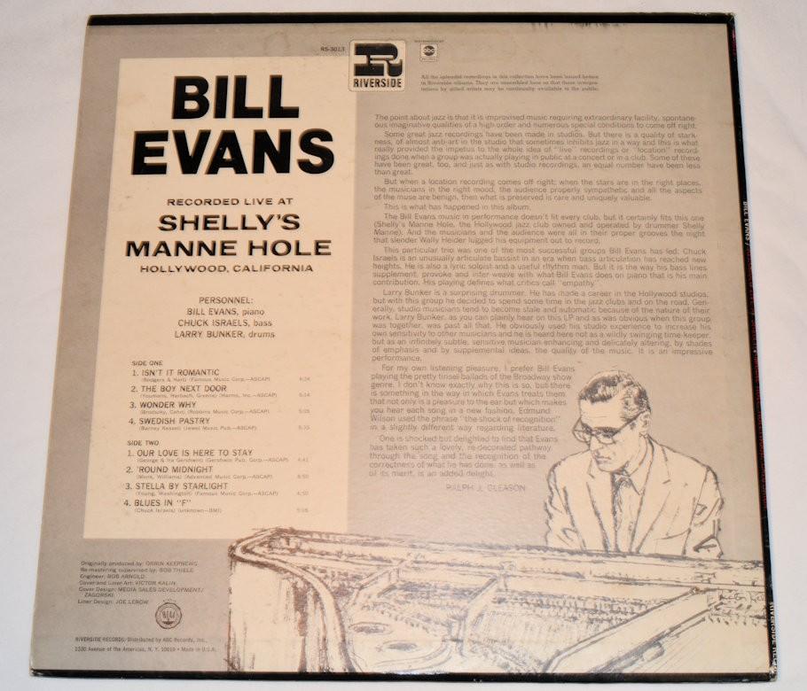 Evans, Bill - Live At Shelly's Manne Hole