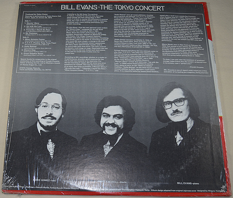 Evans, Bill - Tokyo Concert