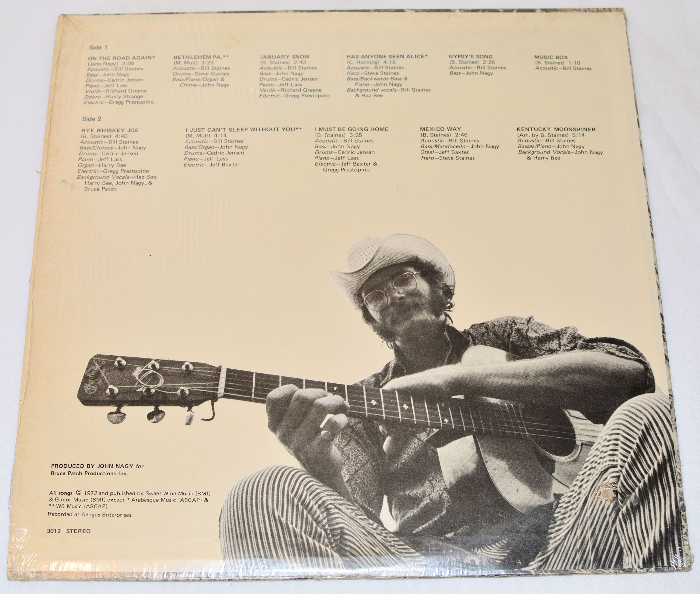 洋楽 BILL STAINES Staines, Bill - Bill Staines – Joe's Albums