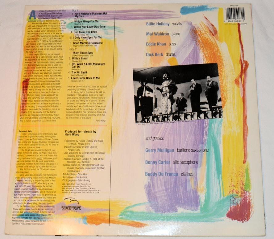 Holiday, Billie - Monterey 1958