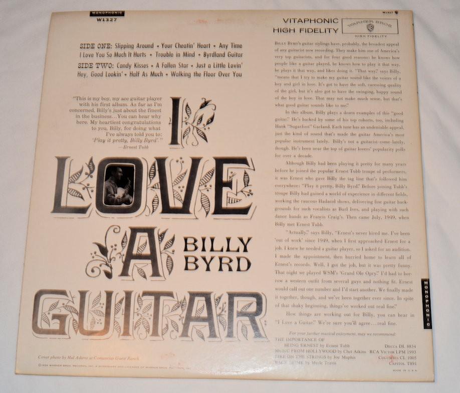 Byrd, Billy - I Love A Guitar