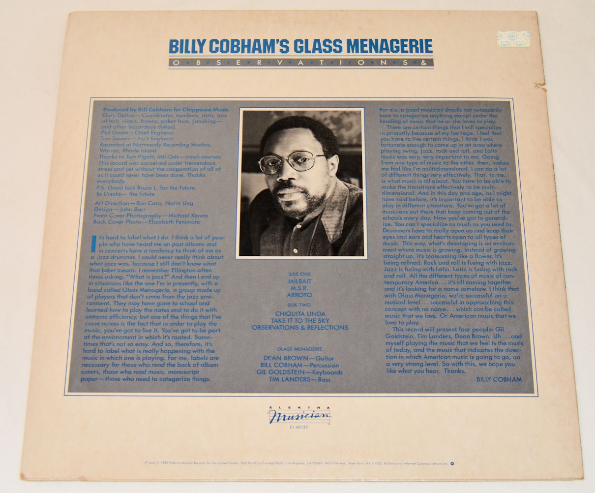 Cobham, Billy - Observations &