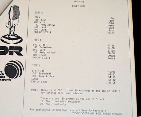 Idol, Billy - King Biscuit 10/7/84