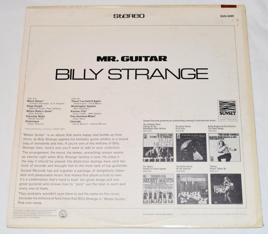 Strange, Billy - Mr Guitar