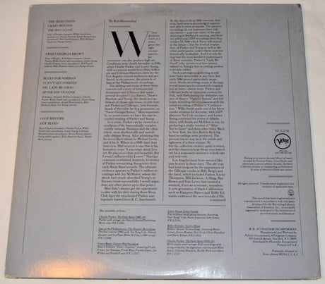 Bird & Pres - '46 Concerts At Philharmonic