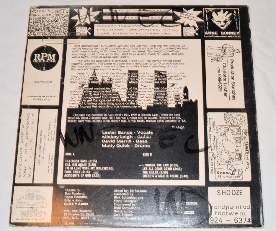 Birdland - With Lester Bangs