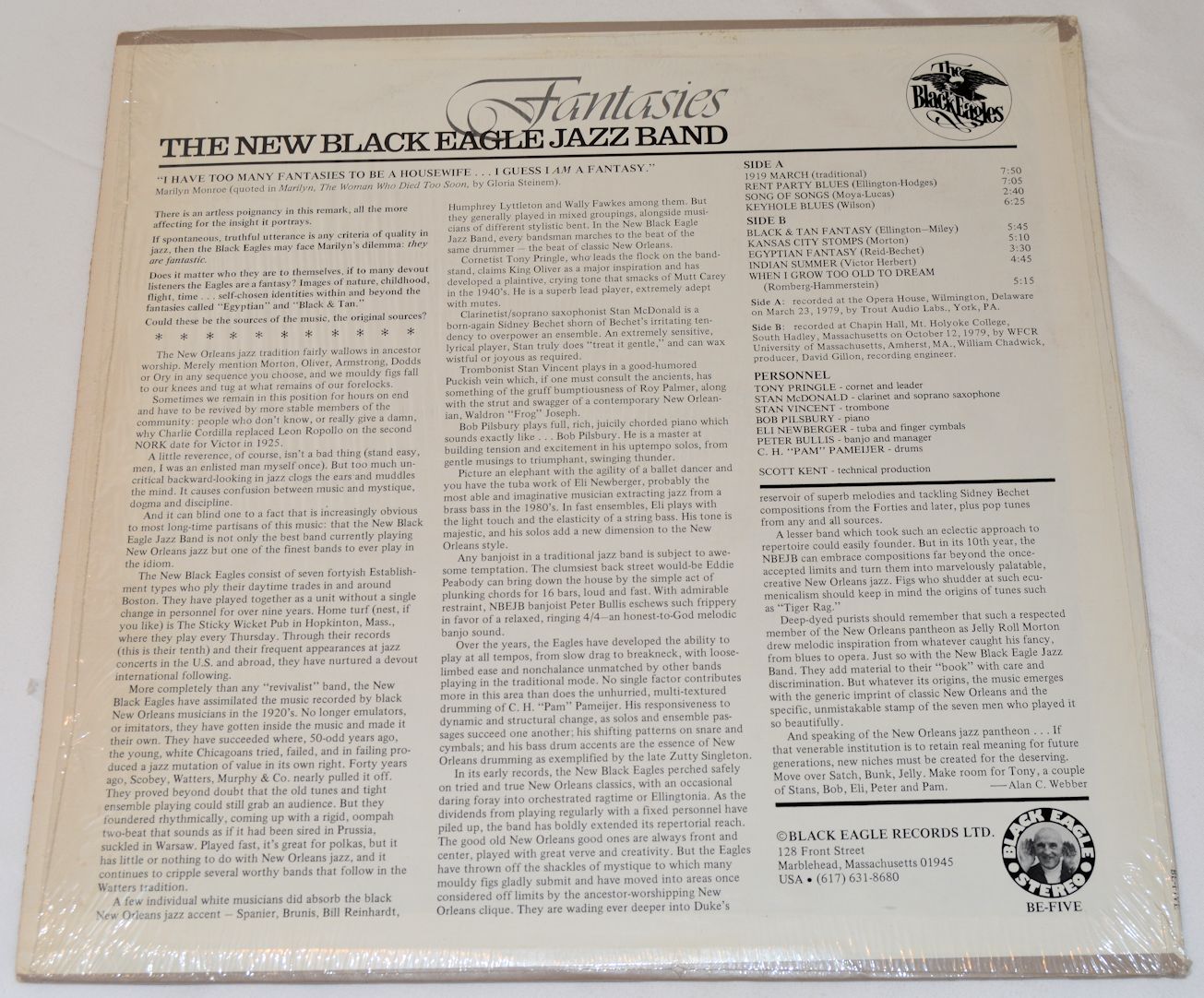 Black Eagle Jazz Band - Fantasies