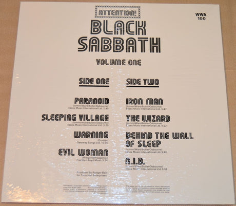 Black Sabbath - Attention