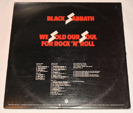 Black Sabbath - We Sold Our Soul For Rock N Roll