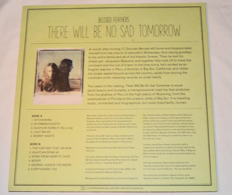 Blessed Feathers - There Will Be No Sad Tomorrow