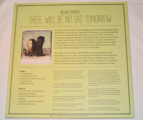 Blessed Feathers - There Will Be No Sad Tomorrow