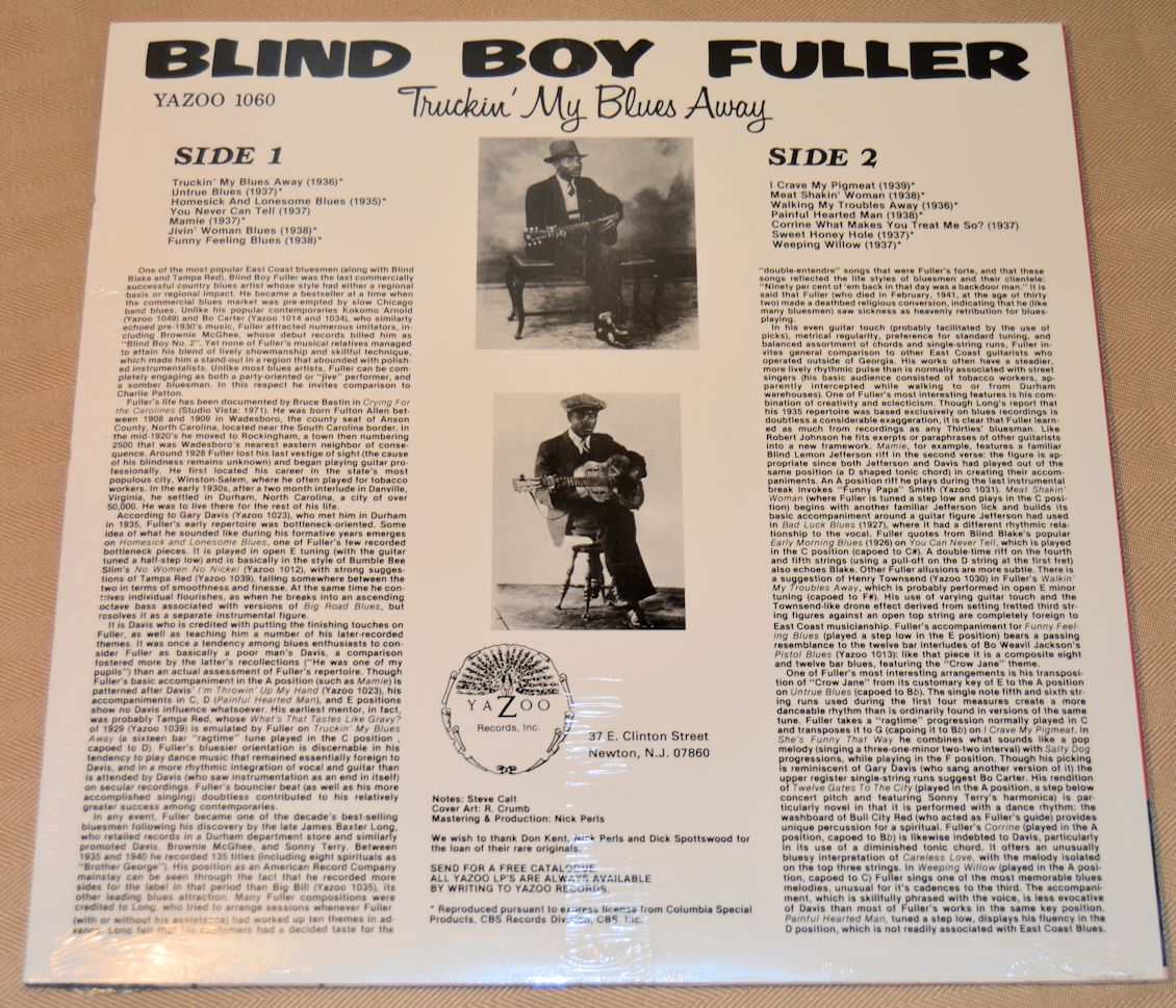 Blind Boy Fuller - Truckin' My Blues Away