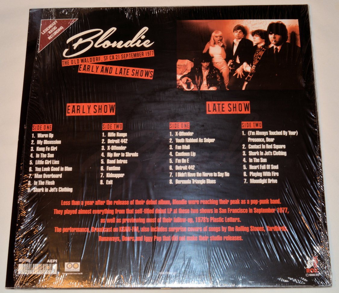 Blondie - Old Waldorf