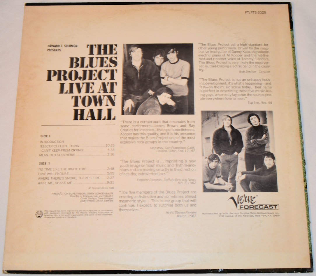 Blues Project - Live At Town Hall