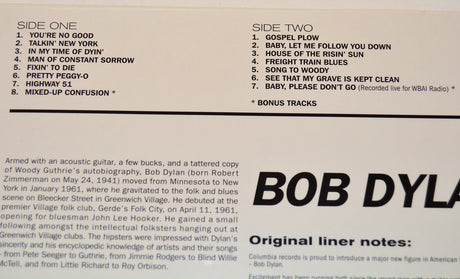 Dylan, Bob - Debut Album