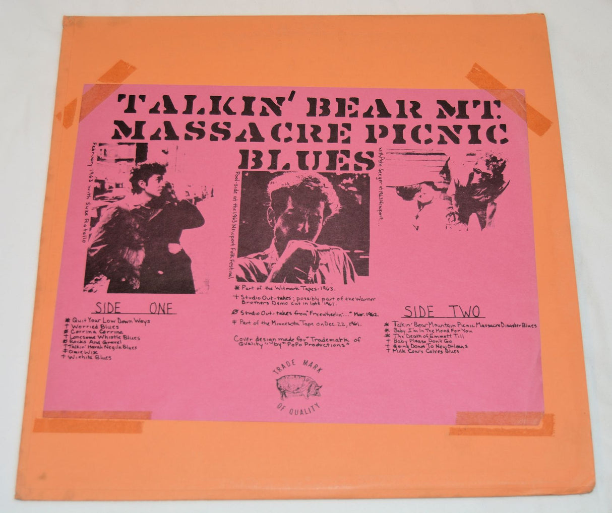 Dylan, Bob - Talkin' Bear Mt. Massacre Picnic Blues