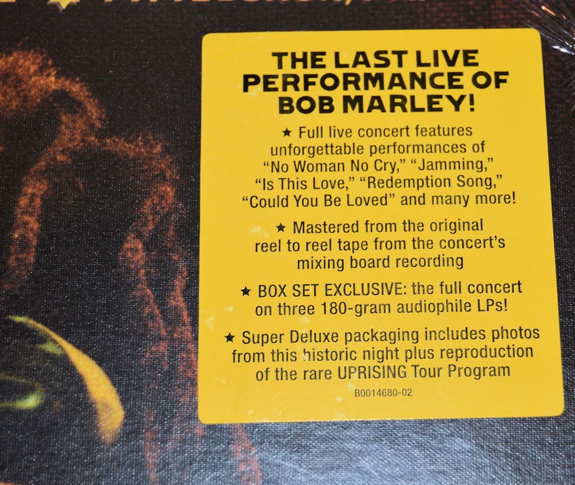 Marley, Bob - Live At Stanley Theater