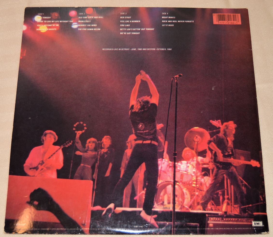 ✨️レア中古DVD✨️ #Bob Seger Landover, MD1996 Bob Seger - Nine Tonight, Vinyl Record Album 2LP – Joe's Albums