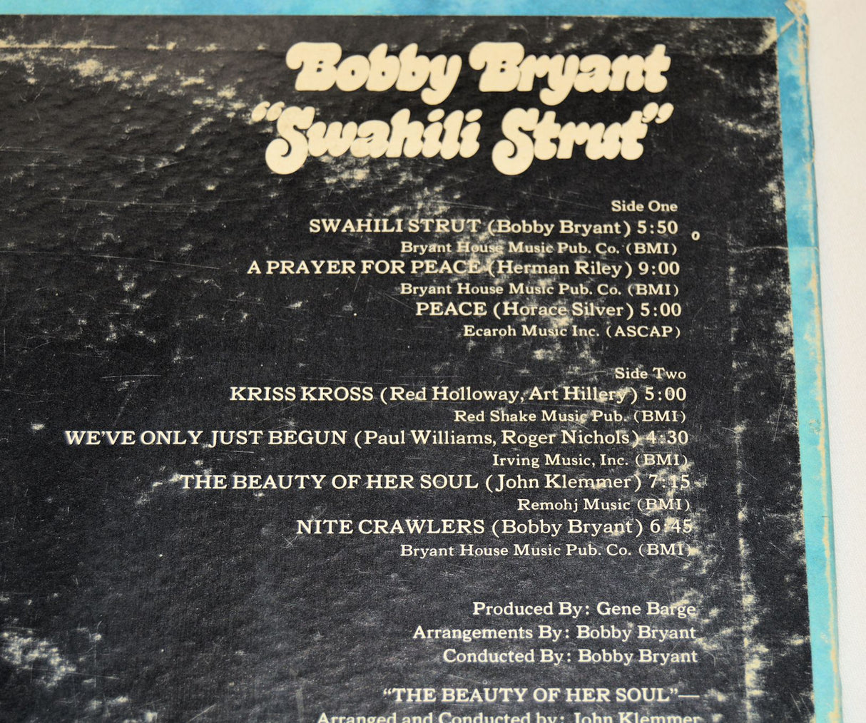 Bryant, Bobby - Swahili Strut