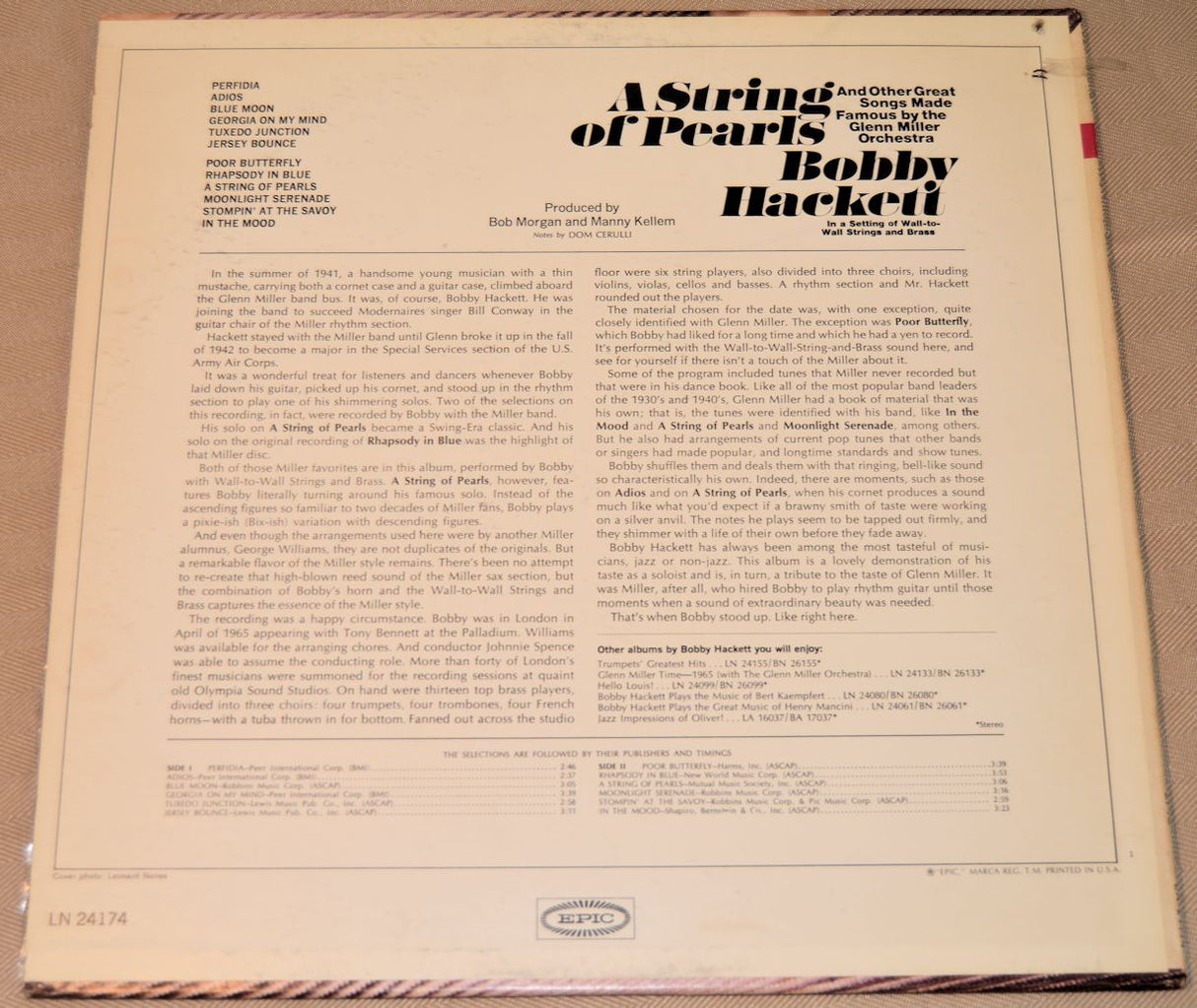 Hackett, Bobby - A String Of Pearls