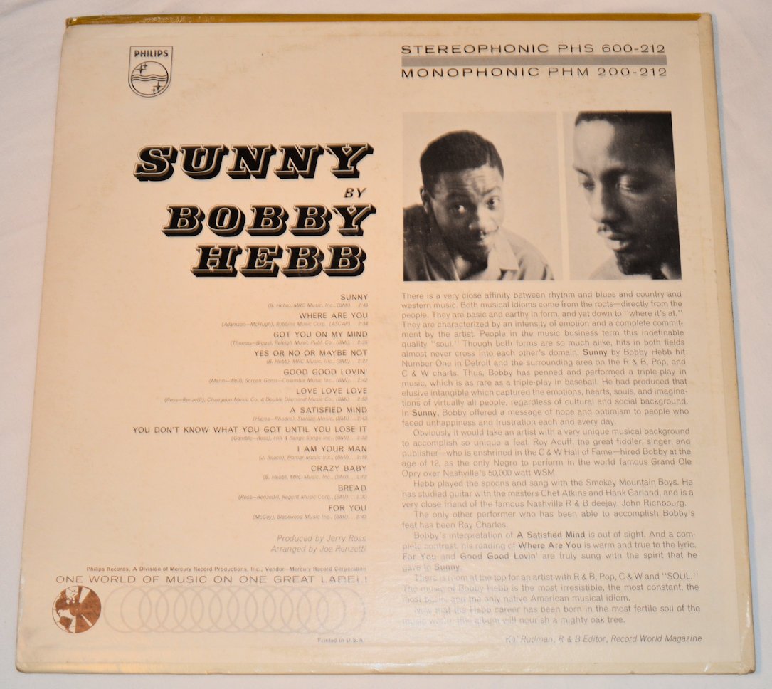 Hebb, Bobby - Sunny