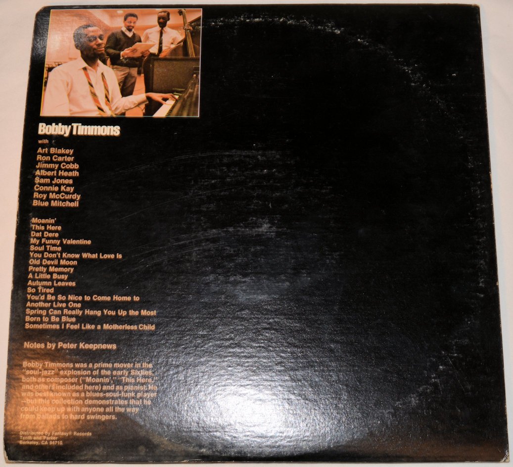 Timmons, Bobby - Moanin
