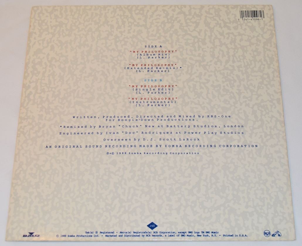 Boogie Down Productions - My Philosophy