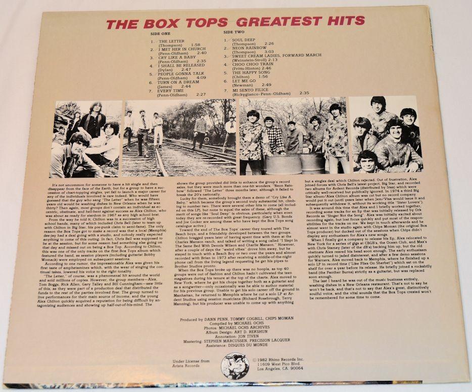 Box Tops, The - Greatest Hits
