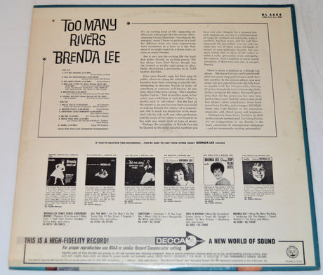 Lee, Brenda - Too Many Rivers