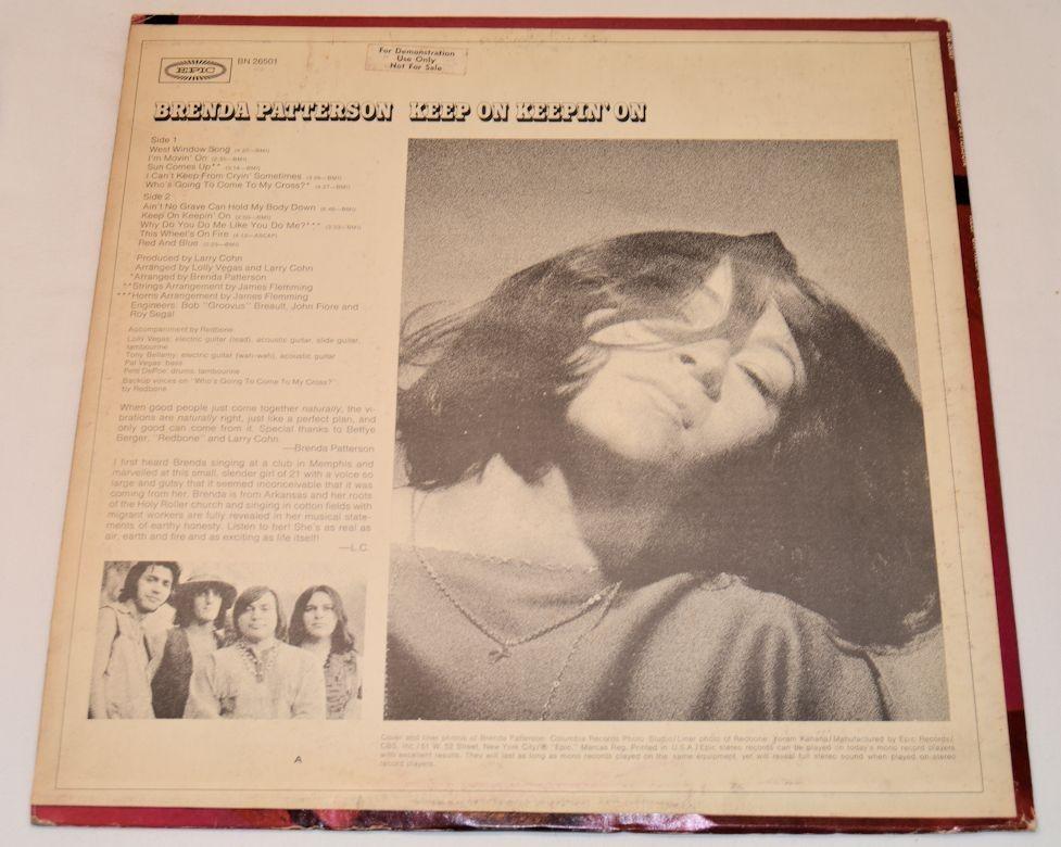 Patterson, Brenda - Keep on Keepin On