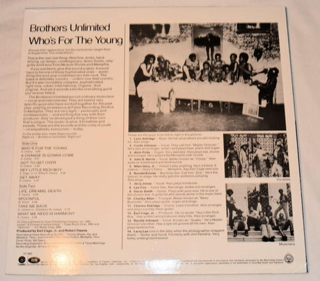 Brothers Unlimited - Who's For The Young