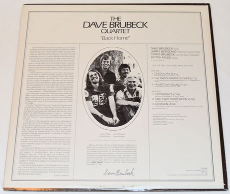 Brubeck, Dave - Back Home