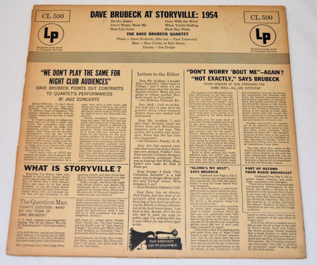 Brubeck, Dave - At Storyville: 1954