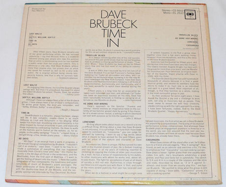 Brubeck, Dave - Time In