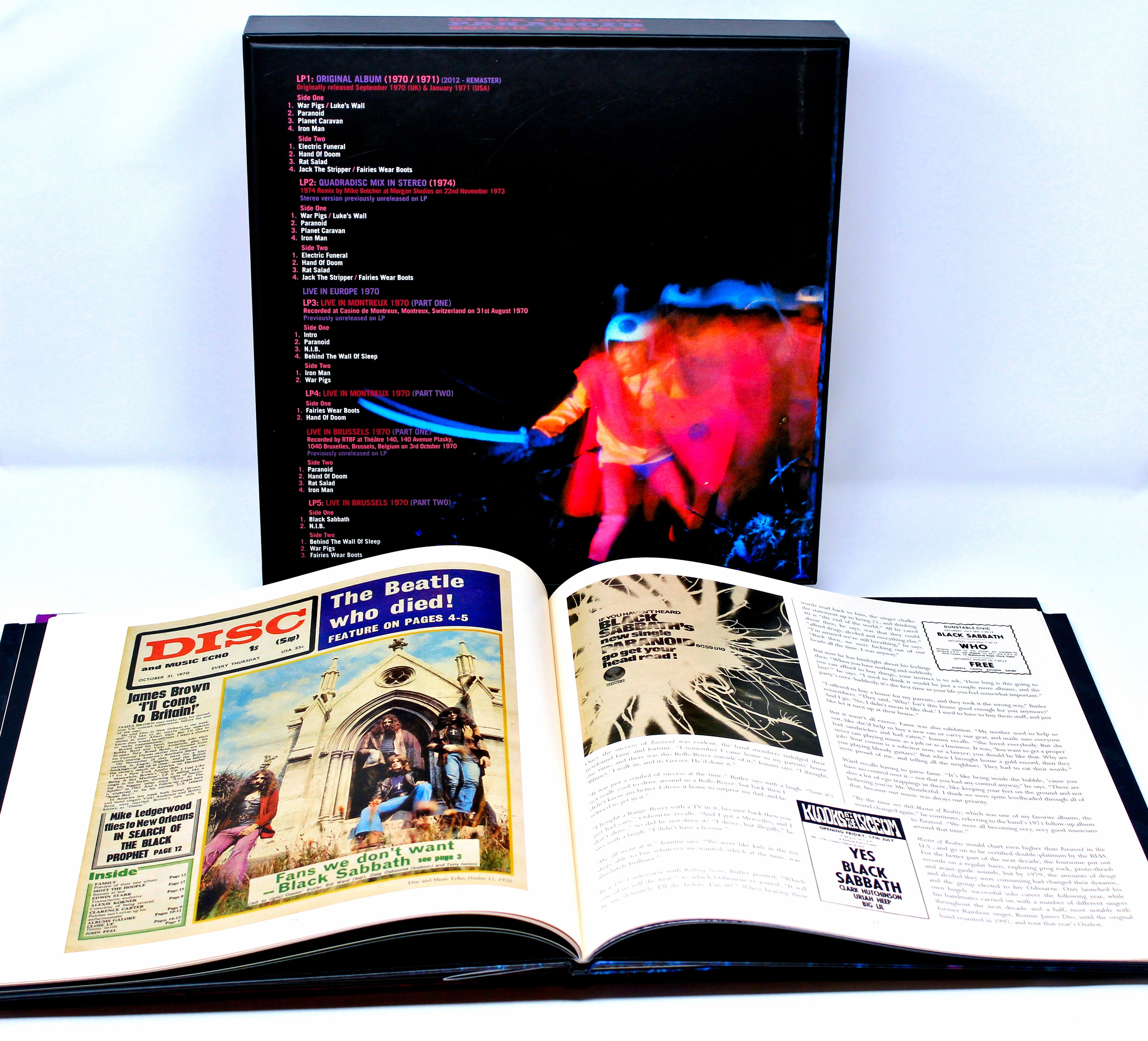 Black Sabbath - Paranoid Super Deluxe Box Set, Used, Deluxe