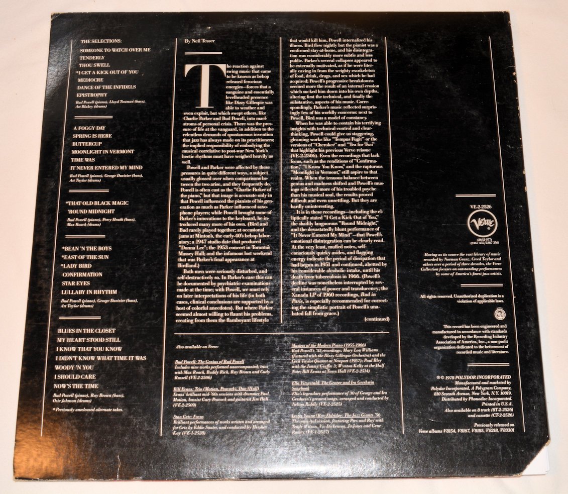 Powell, Bud - Genius of Vol 2