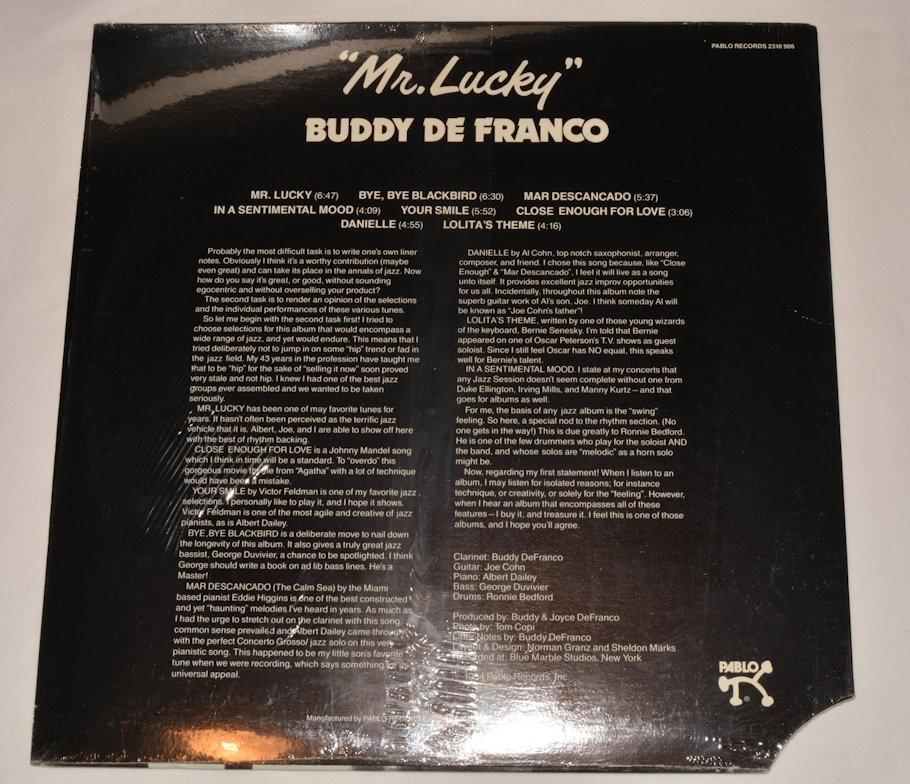DeFranco, Buddy - Mr. Lucky