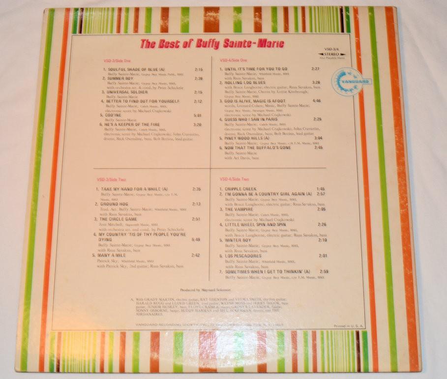 Sainte-Marie, Buffy - Best Of