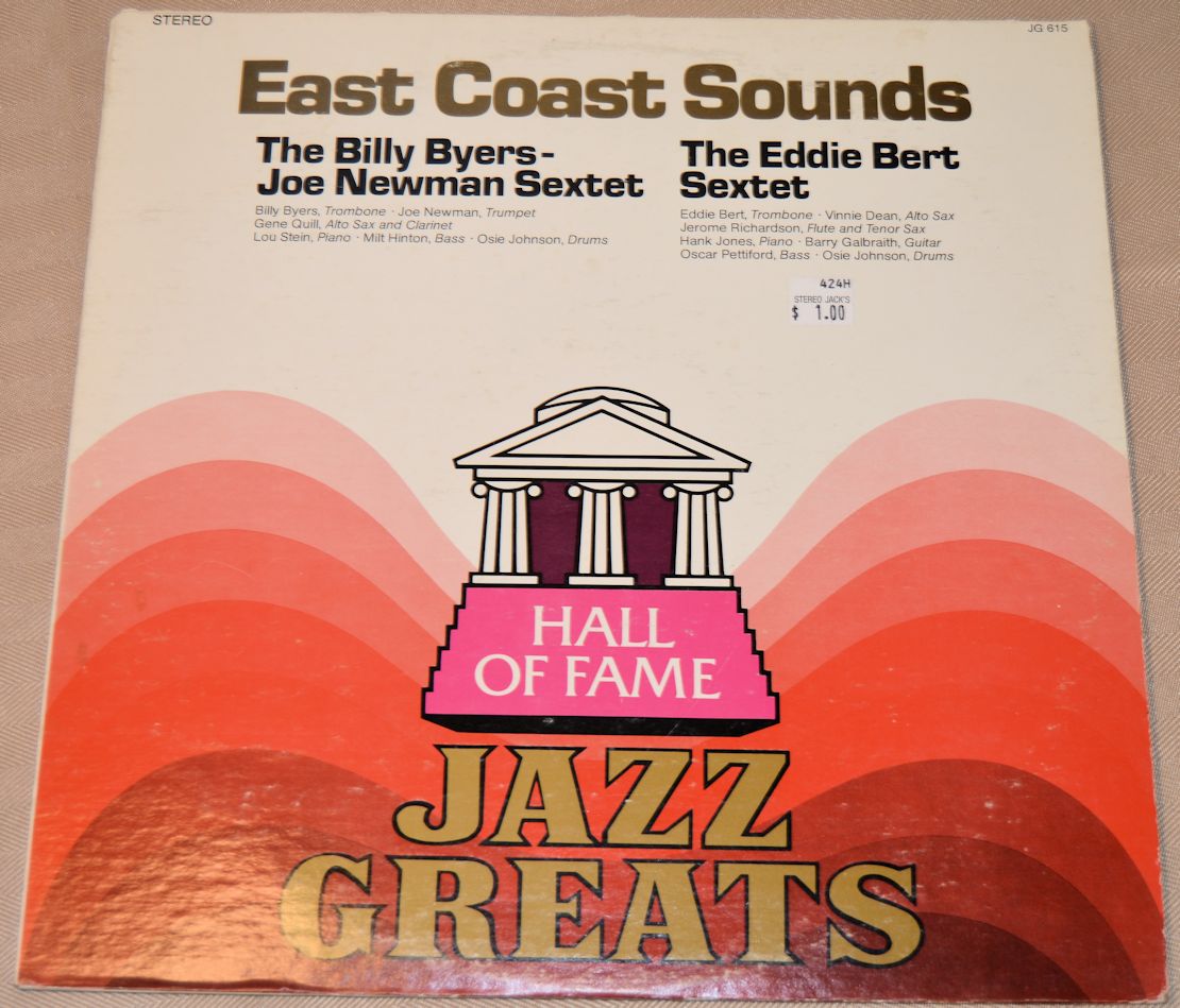 Byers-Newman / Bert, Eddie - Jazz Greats