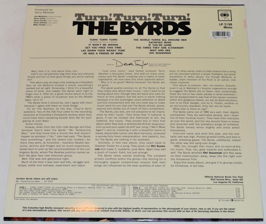 Byrds, The - Turn! Turn! Turn!