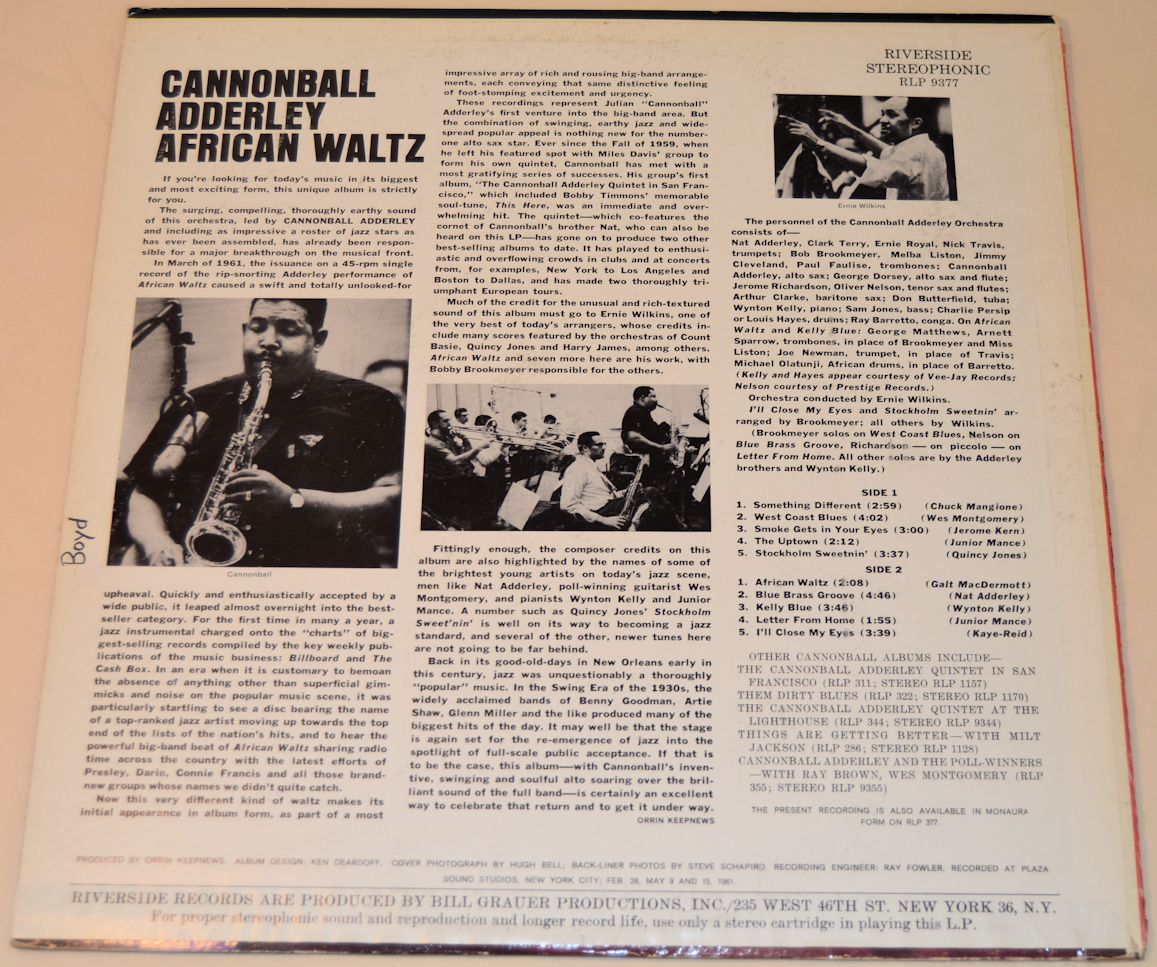 Adderley, Cannonball - African Walts