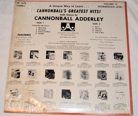 Adderley, Cannonball - Play-A-Long 13